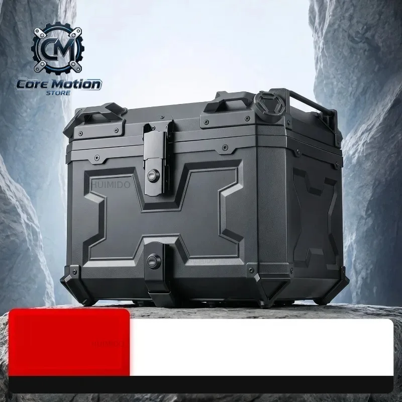 Non Aluminum PP ABS Motorcycle Luggage Box 45L 55L 65L Large Capacity Universal Storage Tool Case