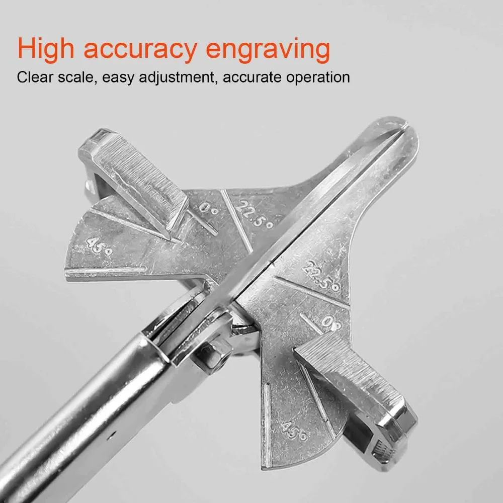 11pcs Adjustable Bevel Miter Shear Angular Design Multi-Position Locking Angle Bevel Scissors Metal Cutting Scissors