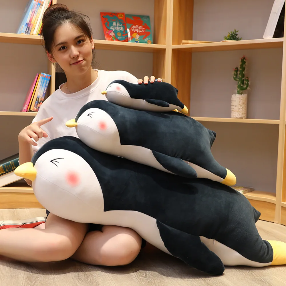 

30-60CM Lovely Soft Penguin Plush Toy Cute Cartoon Animal Penguin Stuffed Doll Girls Valentine's Gifts Sofa Pillows