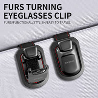 Suede Car Sun Visor Glasses Storage Clip with logo For Exeed Grip Pro Coil Driptip LX VX TXL Joyetech Pod 2022 2023 2024 Style