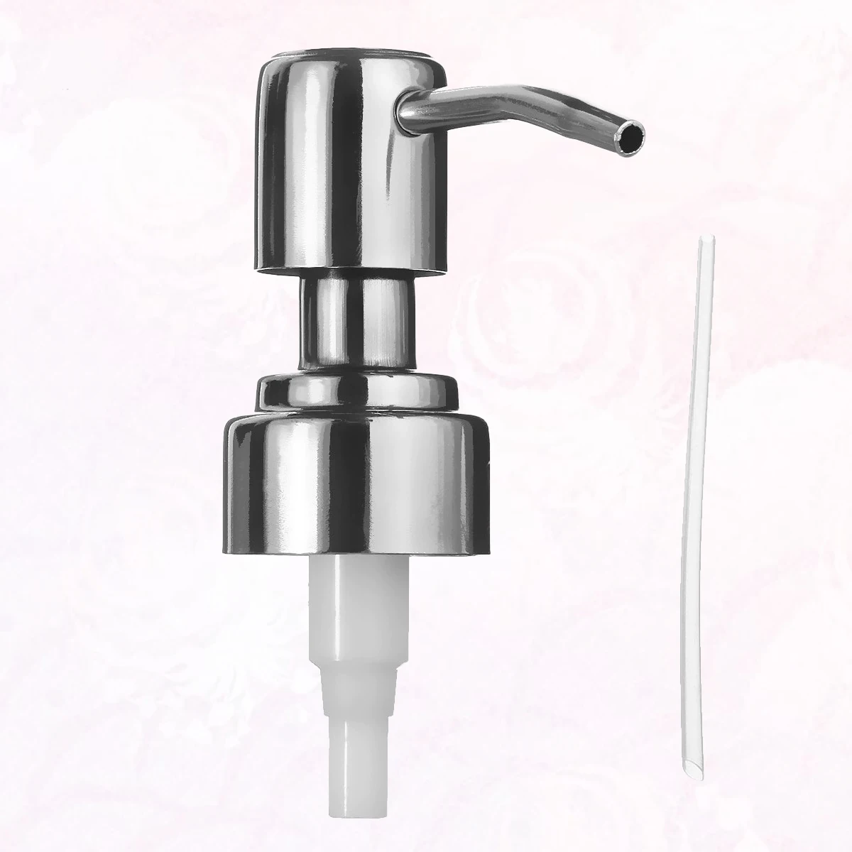 

Stainless Steel Lotion Pump Silver Soap Dispenser Universal Foam Pumps Travel Size Long Lasting Reusable Gifts