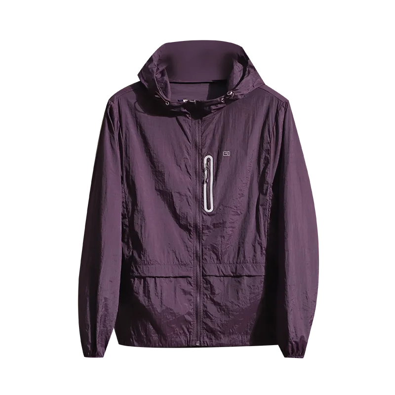 

Outdoor Casual Reflective UPF50+ UV Protection Skin Clothes Jaet Hat Inteated Super Thin Summer Men Women Coat
