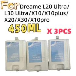 For Dreame L20 Ultra 450ML Cleaning Liquid 3 Bottles