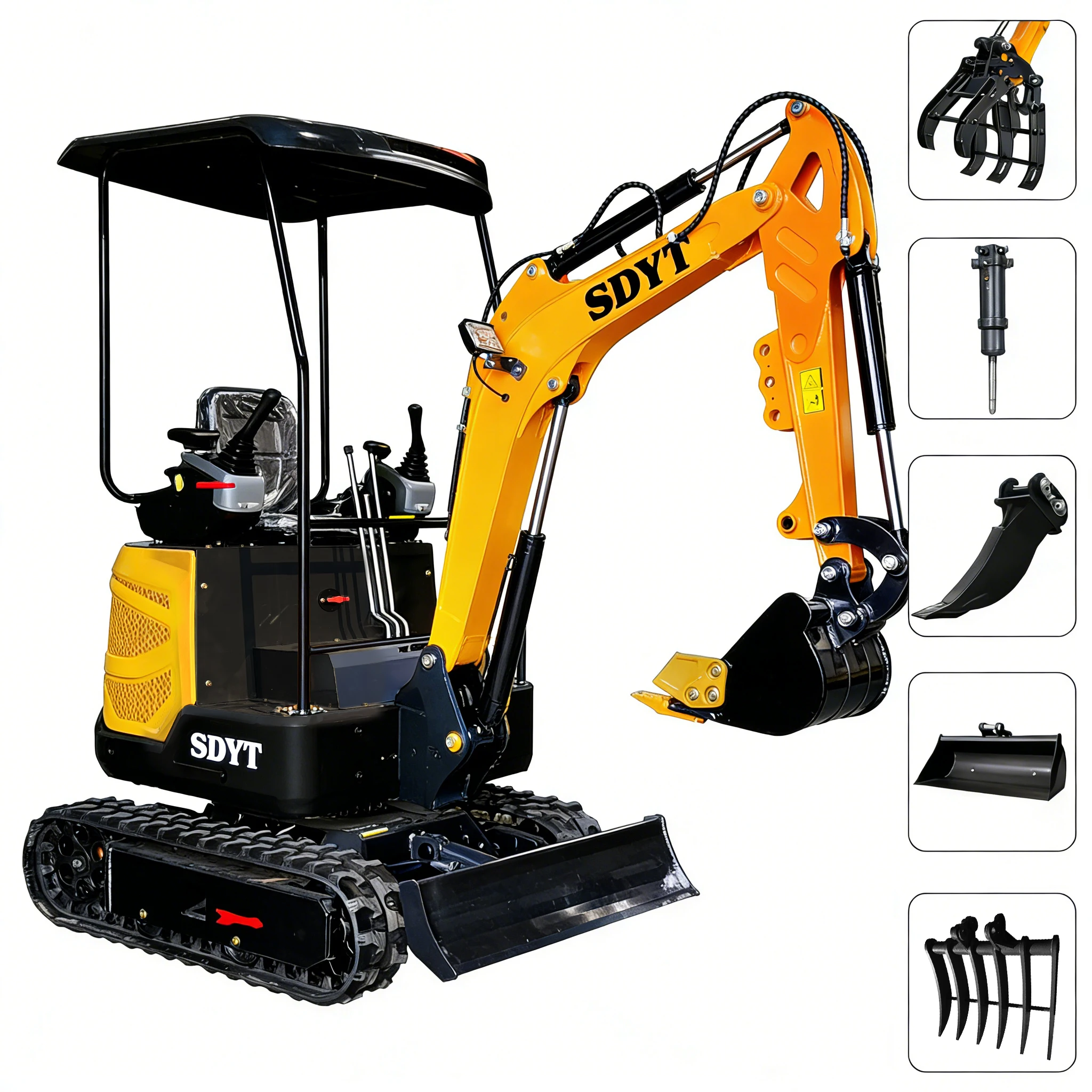 

2026 Factory Direct Mini Excavator 2.0 Ton Orchard Mini Digger Epa Euro 5 Engine Mini Excavator Supports Customized