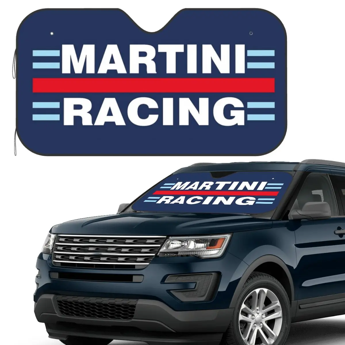 

Martini Racing (backgroundless) Sunshade Windscreen Car Front Windshield Window Sun Visor Accessories Covers