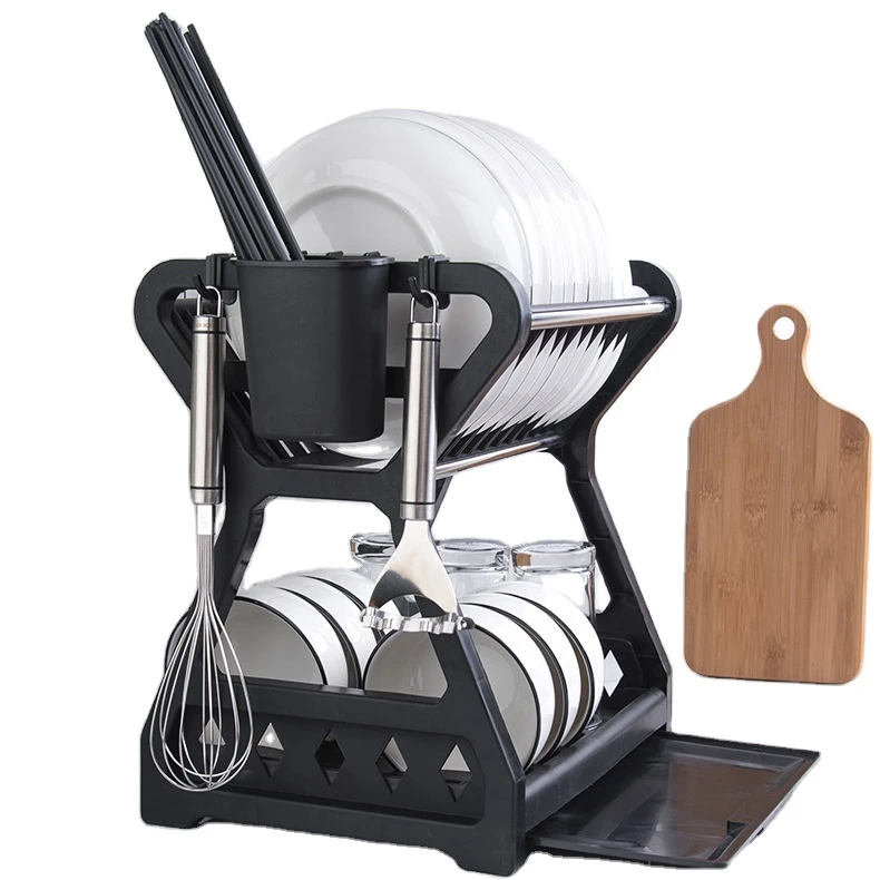 

Оптовая продажа, стойка для чаш, стойка для хранения чаш, сушилка, дренажная двойная пластина, кухонная раковина, столешница, подставка для продажи