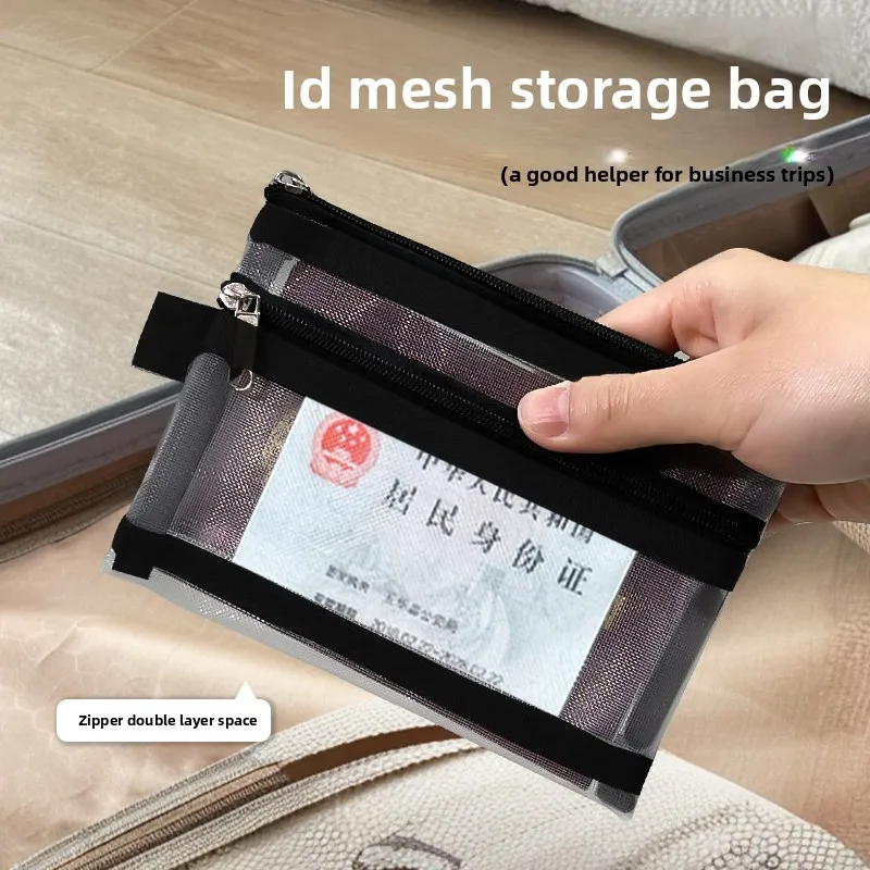 

Portable Document Storage Bag for International Travel Cact Wallet Card Holder Passport Identin Protective Cover