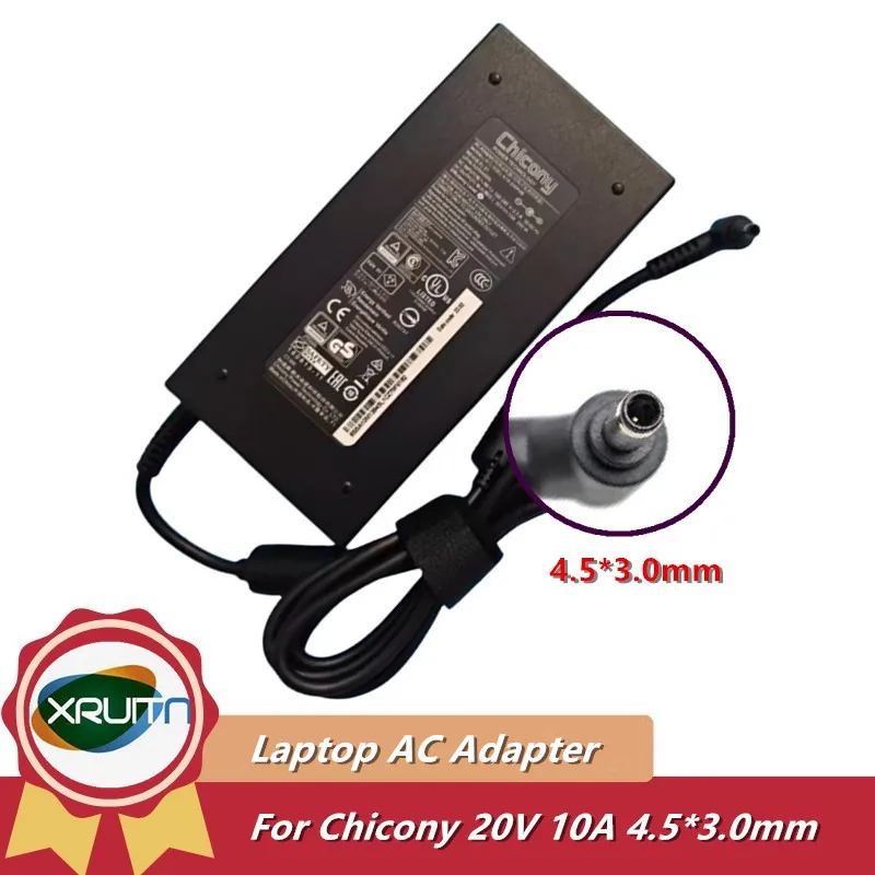 

For Chicony 20V 10A 200W A15-200P1A A21-200P2B A200A022P Laptop AC Adapter for MSI KATANA 15 B12VEK B12VFK B12VGK B13VEK Charger