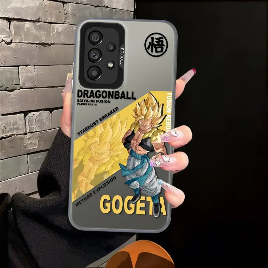 حافظة لهاتف سامسونج جالاكسي A15 A13 A25 A32 A14 A16 A34 A12 A24 A23 A17 غطاء ناعم اليابان لعبة دراغون بول سون جوهان جوكو