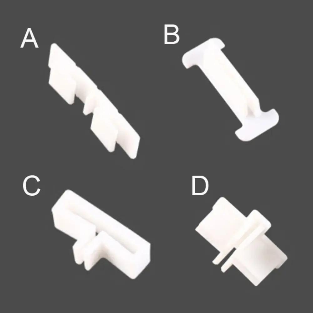 10PCS T/Cross/Three-way Type Cross Buckle Fixing Clip White Plastic Partition Extension Buckle Drawer Partition Accessories