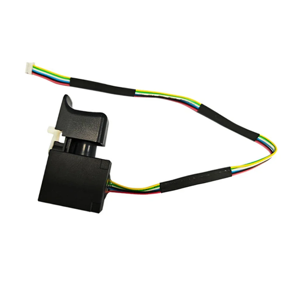 Brushless Electric Hammer Switch 60x33mm, 6-Wire DC Dustproof Speed Control Trigger, Compact, Easy Install Replacement Part