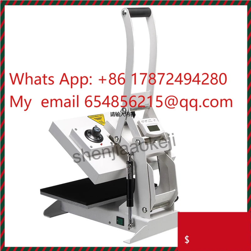 1PC High Pressure Heat Press Machine 1000W Mini T Shirt Or Shoes Transfer Machine Hot Press Thermal Transfer Machine 220V/110V