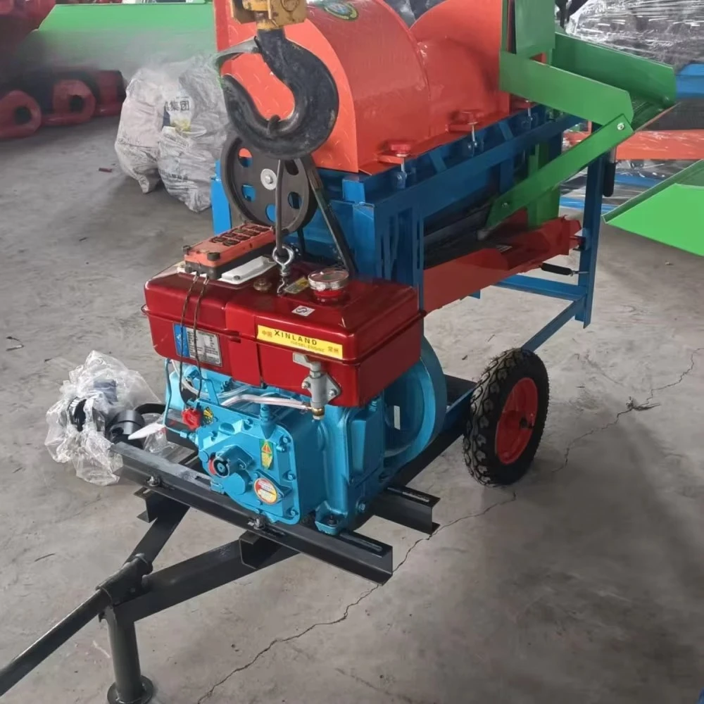 Multifunctional household corn, sorghum, millet, wheat, soybean thresher and husk integrated threshing and sorting machine