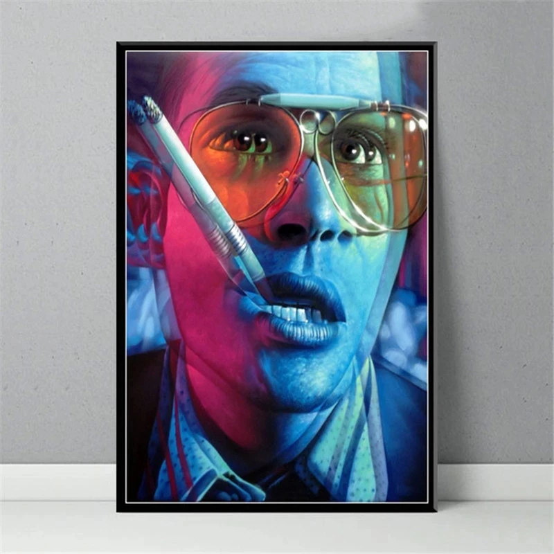 New Fear and Loathing In Las Vegas Classic Movie Poster Wall Art Painting Canvas Picture Prints Room Decor Personality Color