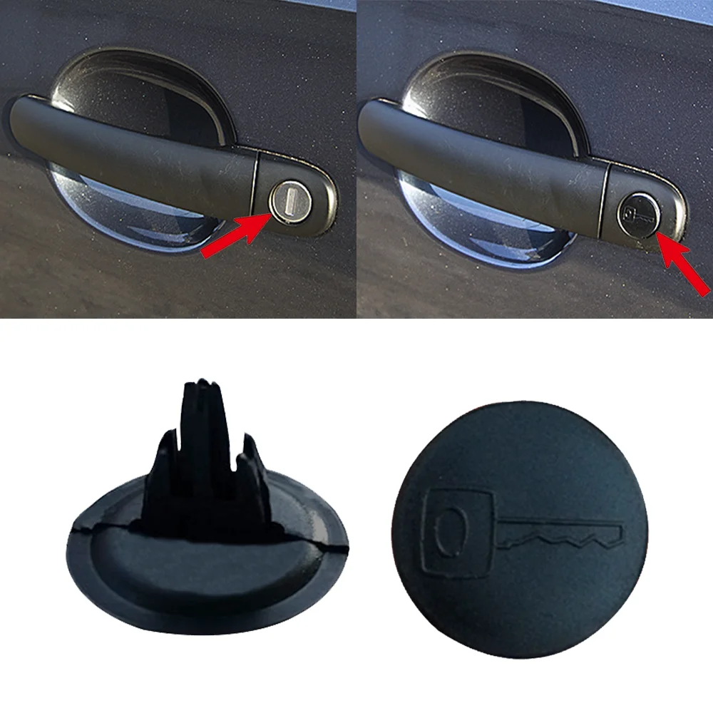 2 Stuks Nieuwe Voor Hyundai Santa Fe Cm Dm 2006 2007 2008 2009 2010 2012 2013 -2018 Auto Deurklink Lock vat Sleutel Gat Cap Plug Clip