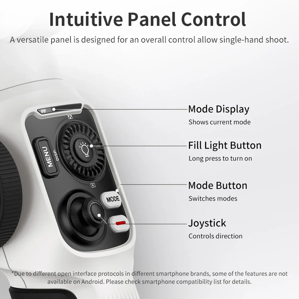 جديد Zhiyun Smooth 5s 3-Axis مثبت أفقي محمول باليد لهواتف iPhone 11 12 13 14 Pro Max OnePlus الذكية