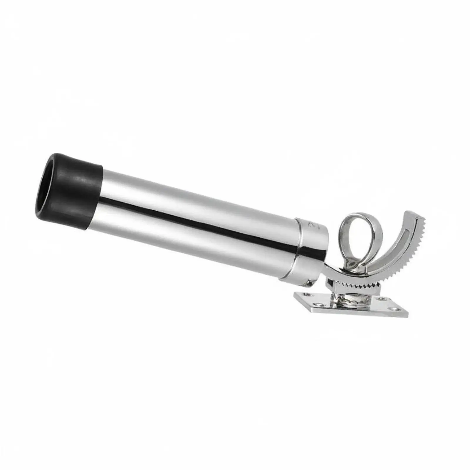 Boat Rod Holder with Heavy Duty Stainless Steel Construction and Adjustable Locking Mechanism for Anglers