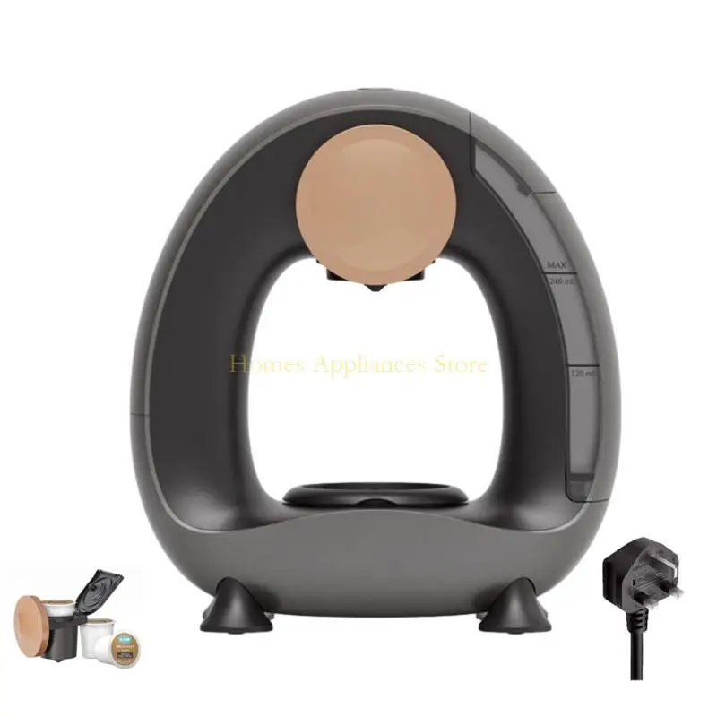 

D0AB Camping Single Cup Coffee Maker Wide Application Segmented Press Principle 1400W