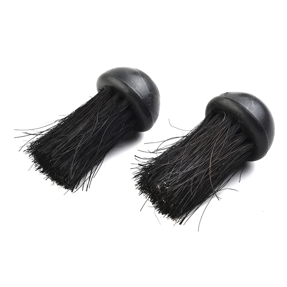 

2PC Replacement Round Companion Set Hearth Fireplace Brush Head Refills Fix 8mm Holes And 10mm Stoves Accessories