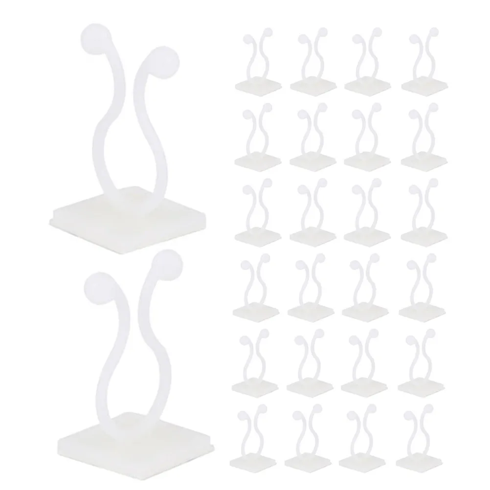 100Pcs Money Plant Wall Clips Adhesive Climbing Plant Holder for Indoor Green Wall Decor Vining Plants Support Bracket Fixture