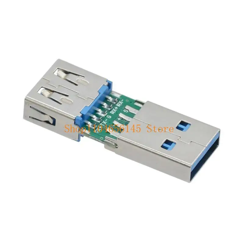 652F USB to USB Adapter USB3.0 Conversion Head Wide Functionality for Various USB Devices Including Keyboards and Mice