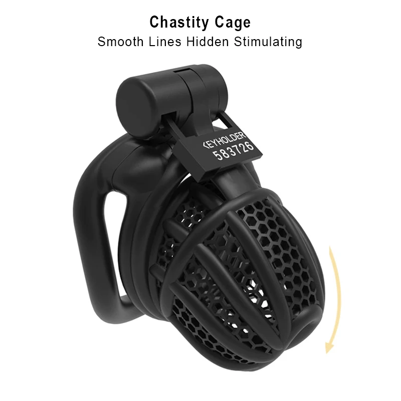 

Sexitoys For Men Chastity Device Beehive Cock Cage With 4 Penis Ring Sleeve Lock Bondage Belt Fetish Bdsm Erotic Goods For Adult