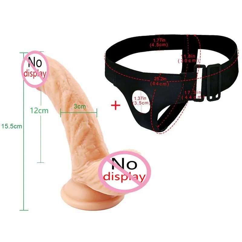 

Realistic Dildo Convenient Realistic Penis Safe Use Realistic Penis Toy PVC Waterproof Suction Cup Dildo Toy for Home Adult