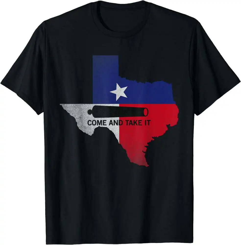 Come And Take It Canon Texas State Flag 1836 T-Shirt Unisex T-shirts Cotton Luxury Brand Vintage Oversized