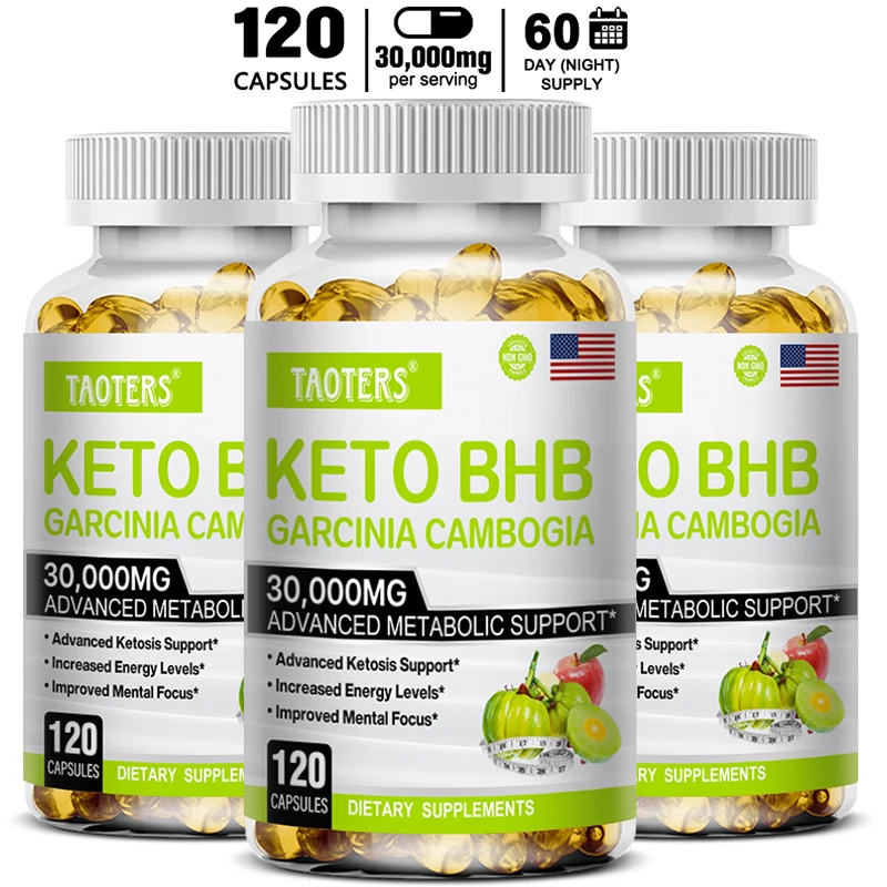 Keto Contains Pure BHB Ketogenic Extra Strength 30,000 Mg - Supports Body Metabolism, Weight Management, Ketosis Support