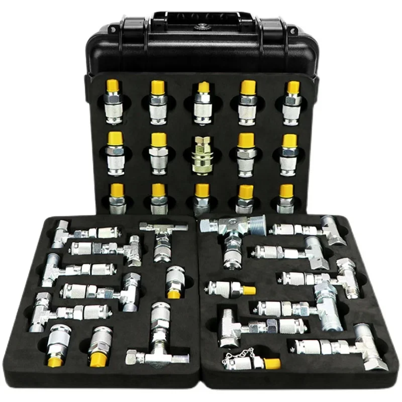Hydraulic Pressure Gauge Test Diagnostic Tool Excavator Pressure Measuring Tee Joint Pilot Test Fitting