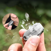 3D Double Tube 120DB Training Whistle Colorful Titanium Alloy Whistle with Necklace Outdoor Survival EDC Tool