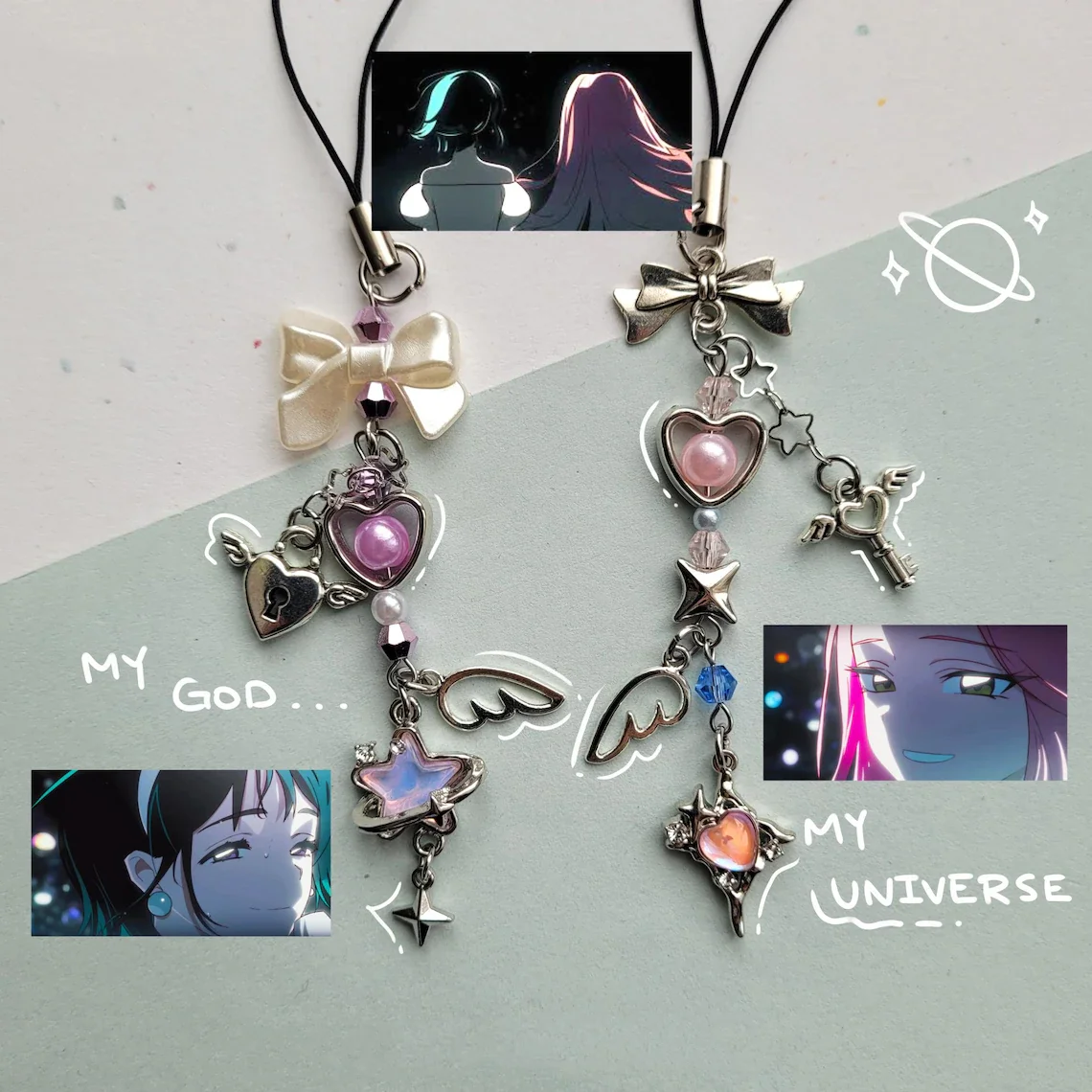 PRE-ORDER- Alien stage IvanTill, MiziSua, LukaHyuna, phone charm PRE-ORDER- Alien stage IvanTill, MiziSua, LukaHyuna, phone charm