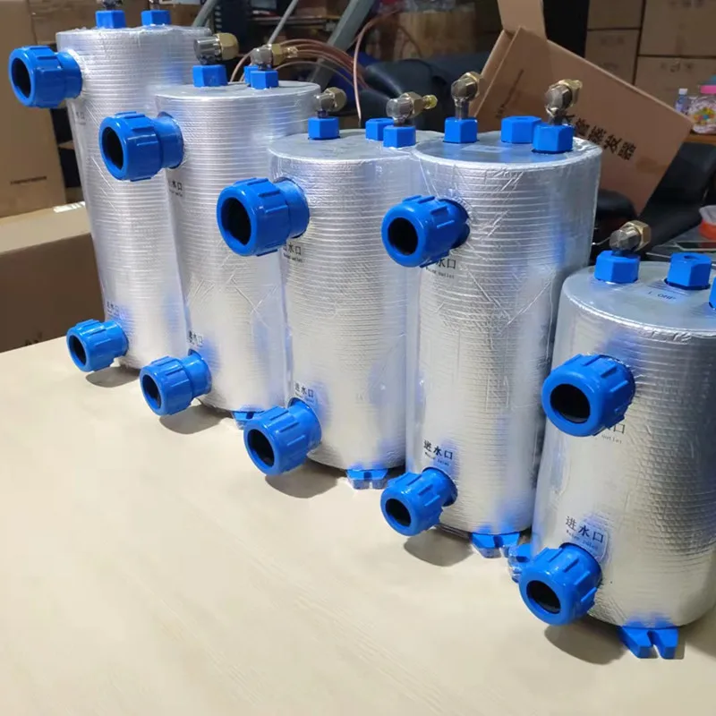 Titanium Tube Evaporator Coil for Chiller – 1-5HP Exchanger for Fish Pond, Seafood Tank & Aquaculture, Corr-Resist