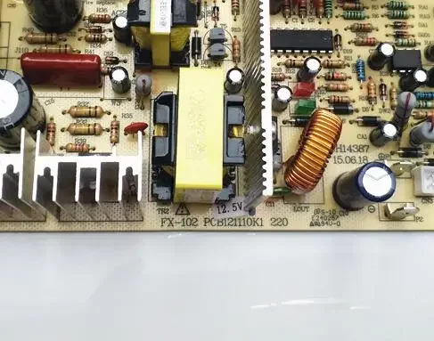 عمل جيد جديد 100% لـ FX-101 110V FX-102 PCB 121110 جزء اللوحة K1 220 فولت