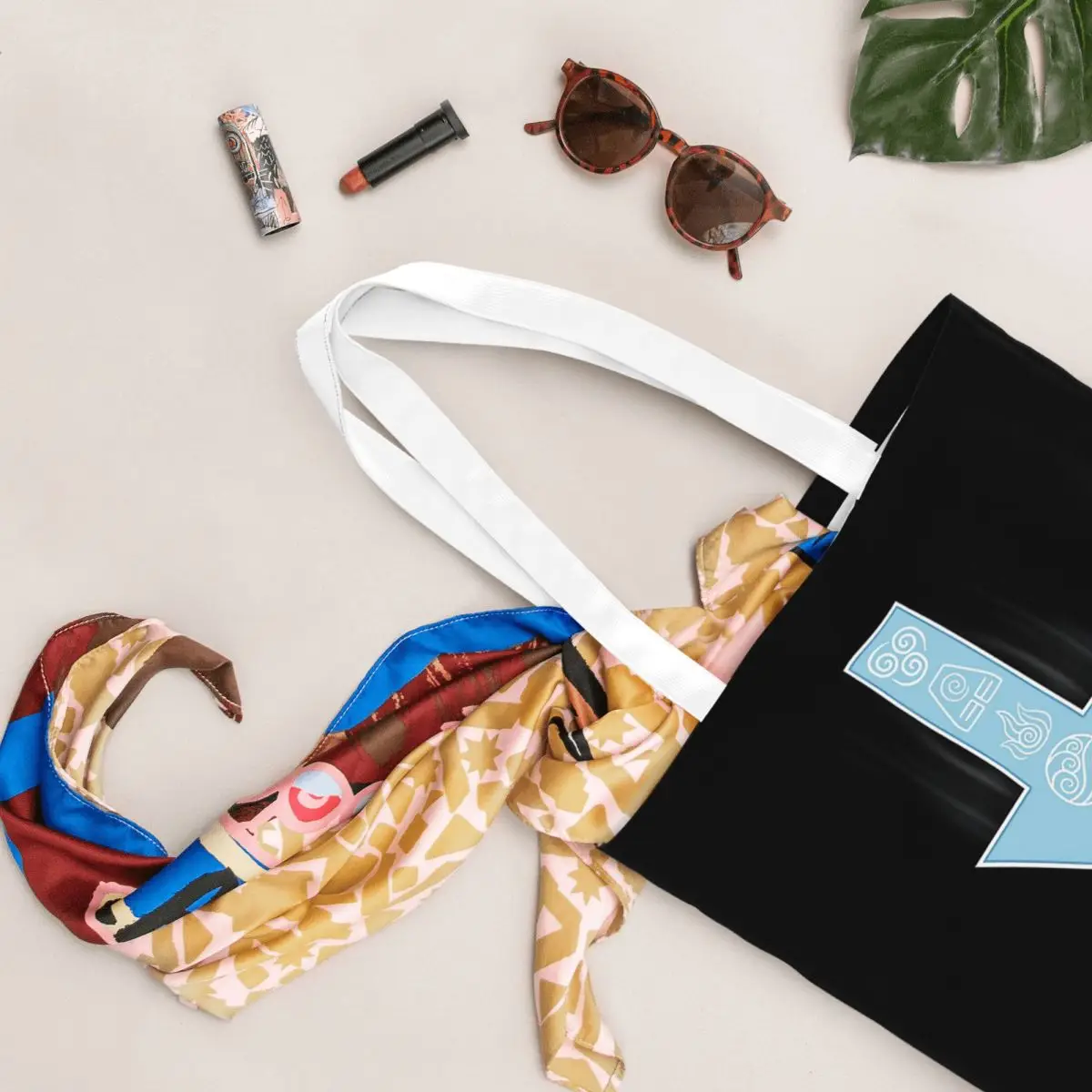 Avatar Aang Arrow Shopping Bags Folding Canvas The Tote Bag Ladies Shoulder Tote Travel Handbag