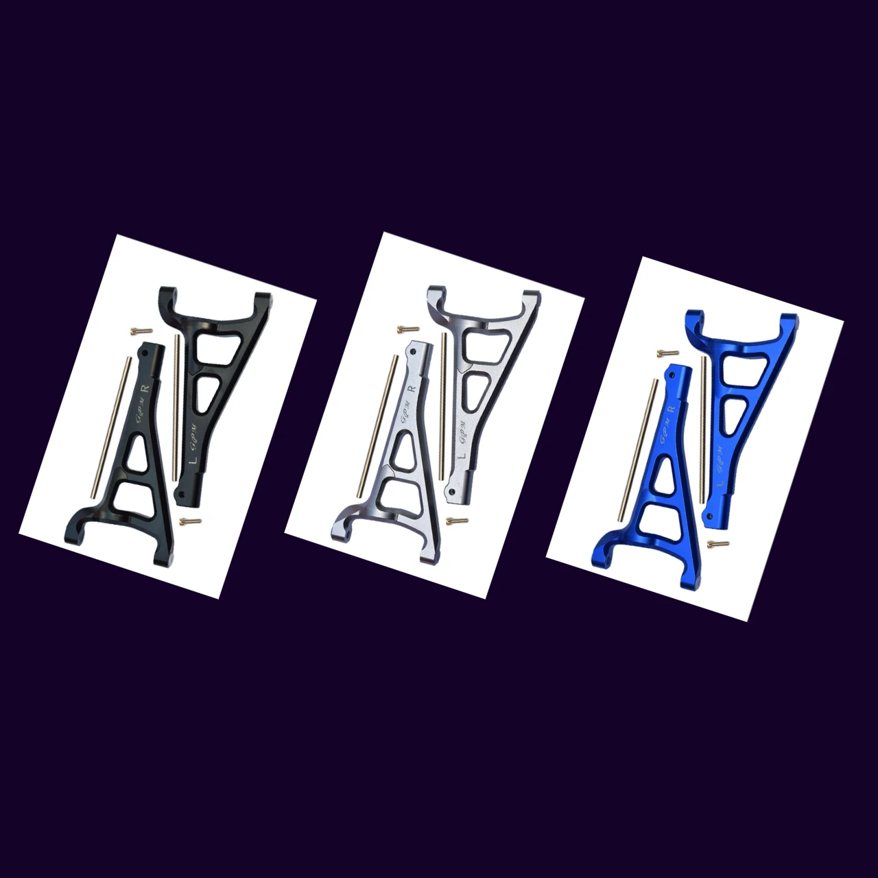 

Алюминиевый передний верхний рычаг подвески GPM для TRAXXAS 1/10 E-Revo Vxl, бесщеточный 8631 + 8632