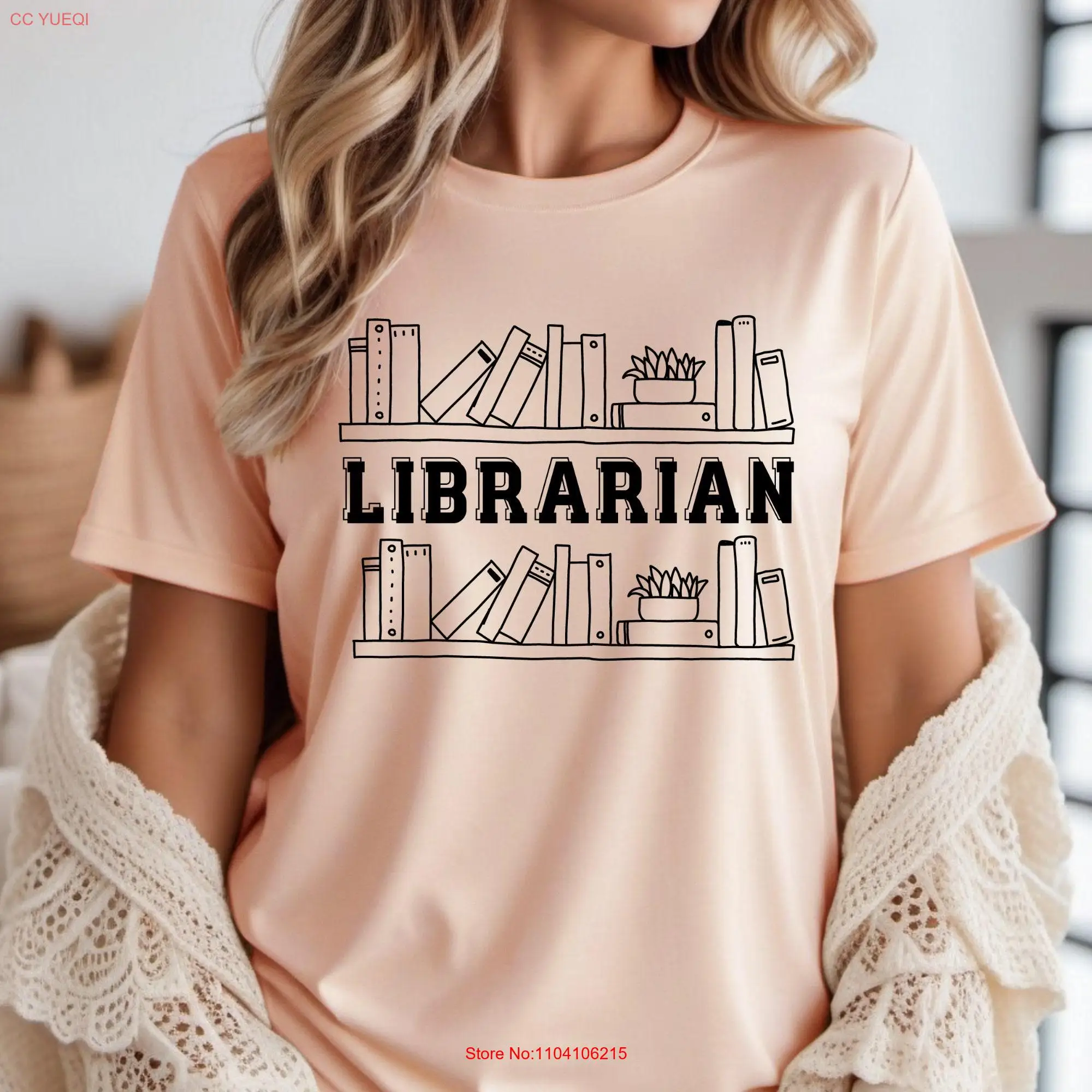 Librarian T Shirt Best Library SweaT Book Club School Lover Nerd Bibliophile long or short sleeves