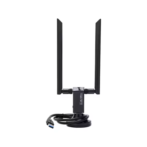 Kali Linux WiFi Dongle RTL8812AU Chip Dual Band 1200Mbps Wireless USB Adapter usb3.0 Network Card With Dual 5dbi antenna