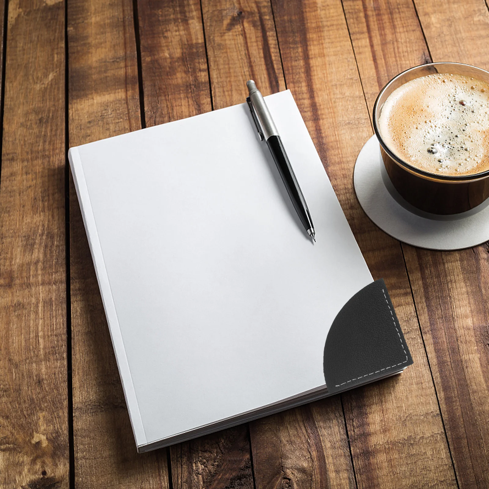 

3Pcs PU Page Corner Bookmarks Handmade Vintage Style Protective Reading Markers for Books Notebooks Scrapbooks Gift for Book