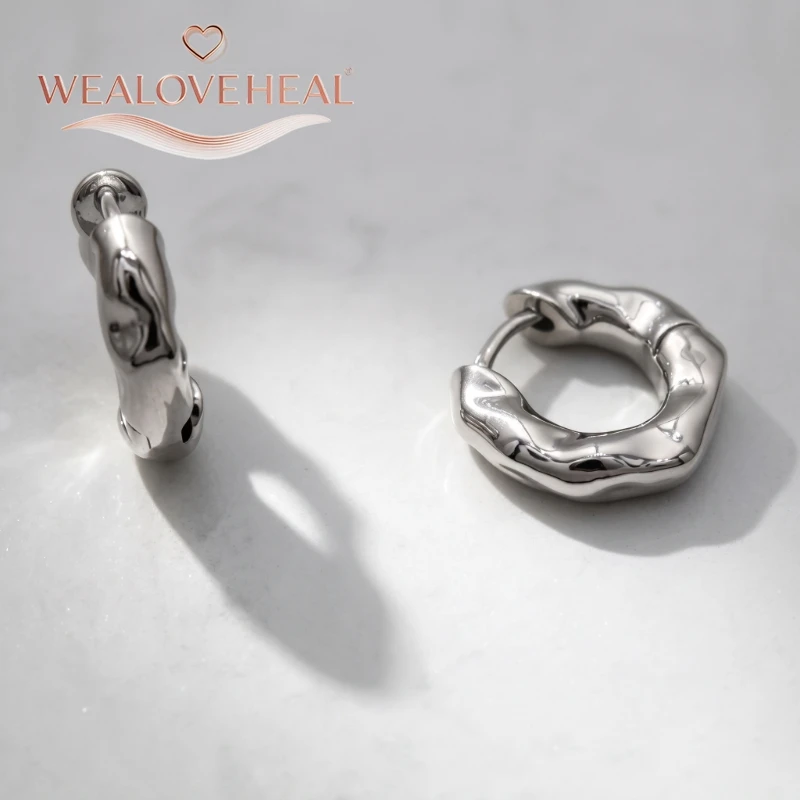 ohrringe damen, ohrringe, Rhodium-Plattierte Messing Kleine Creolen für Damen 2026 Trendige Gedrehte Runde Huggie Stern-Ohrringe Party Mode Ohrschmuck Geschenk – Detail 20