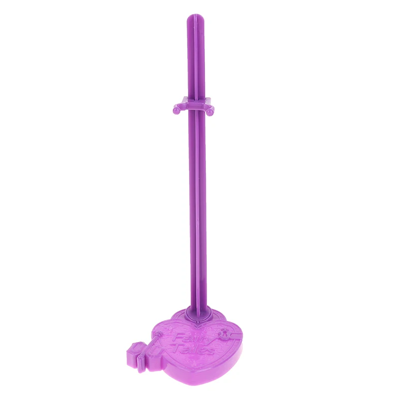 5Pcs/lot Waist Doll Stand Display Holder Model Purple Support Toys Model Accessories