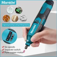 Mamidw 6 Speed Brushless Grinder Electric Screwdriver Handheld Electric Grinder Wood Polishing For Makita 12v Engraving Machine