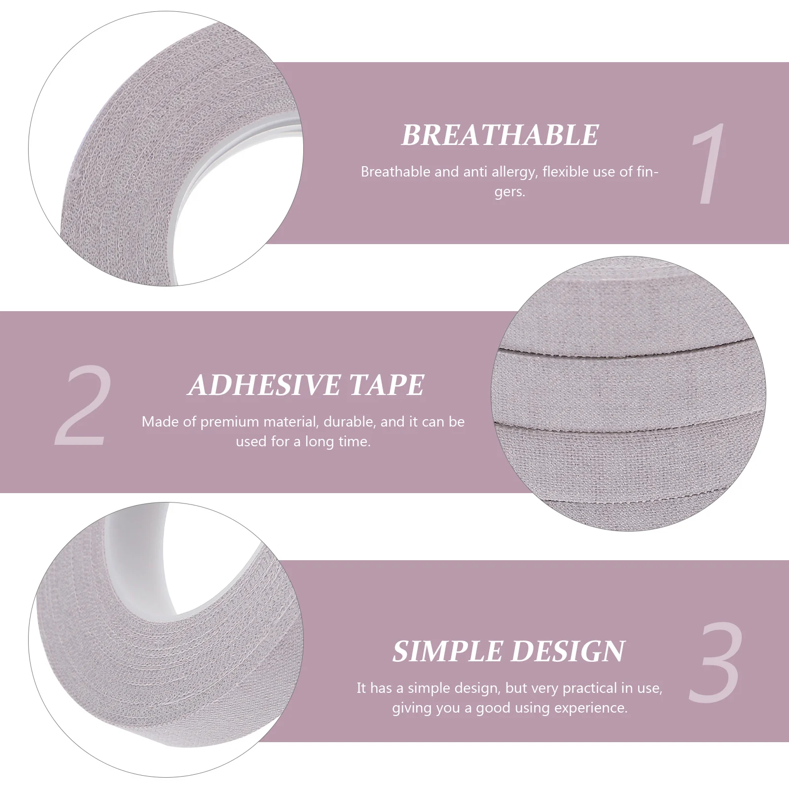 

5 Rolls Pipa Nail Tape Wear-Resistant Guzheng Finger Tape Easy-Cut Music Instrument Accessory Portable Fingernail Supply