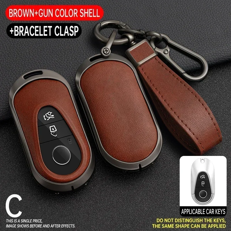 

Zinc Alloy Car Key Case Cover For Mercedes Benz 2022 C S Class W206 W223 S350 C260 C300 S400 S450 S500 Key Shell Protector