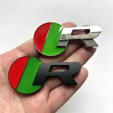 3D 금속 R 자동차 스티커 엠블럼 자동 배지 데칼 XF XE F-TYPE F-PACE 자동차 액세서리