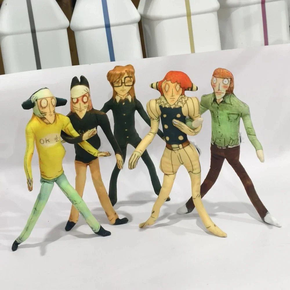 28cm Ranfren Randal's Friends Randal Cosplay Doll Plush Stuffed Dolls Cotton Abstract Plushie Room Decoration Halloween Props