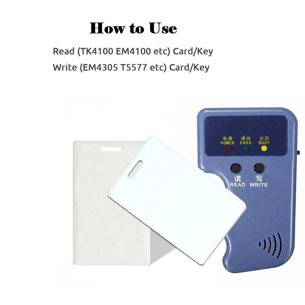 10Pcs/Lot Thickness T5577 Duplicator Copy 125khz RFID Card Proximity Rewritable Writable Copiable Clone Duplicate Access Control