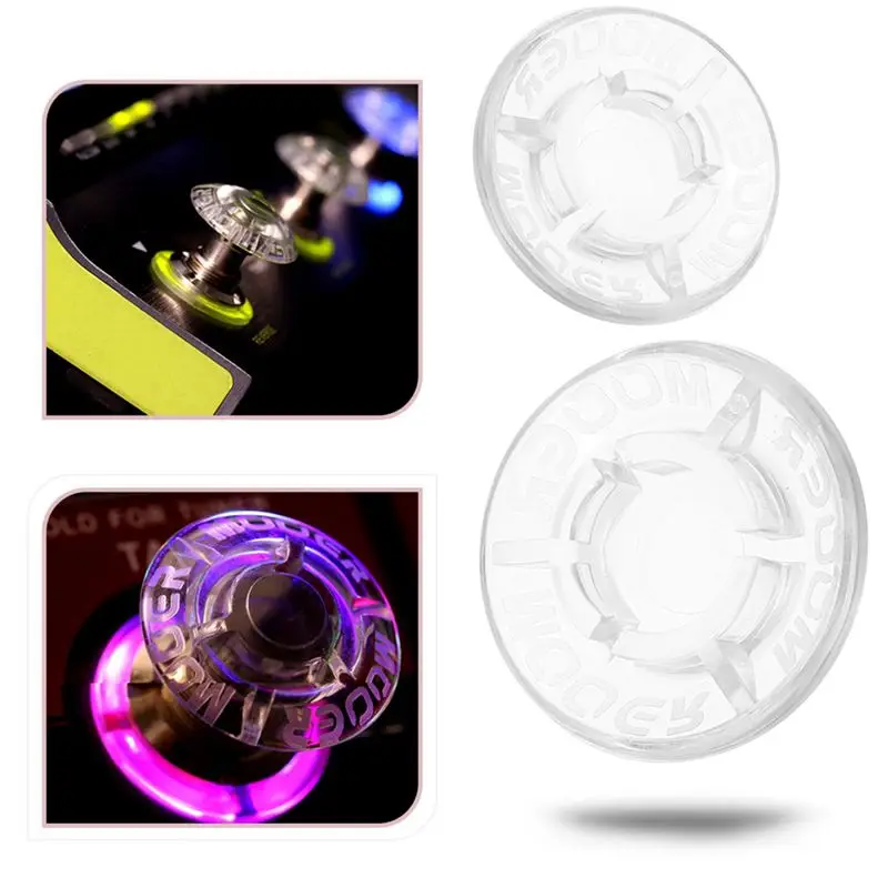HOES-MOOER 100Pcs Mushroom Guitar Effect Pedal Foot Nail Cap Amplifiers Foot Switch Guitar Pedal Knob Protector