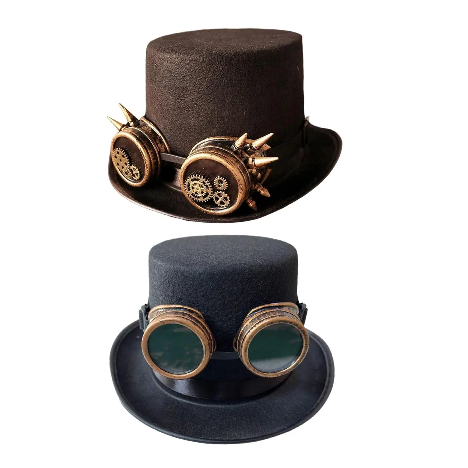 Steampunk Top Hat Size Costume Accessory Headpiece Fedora for