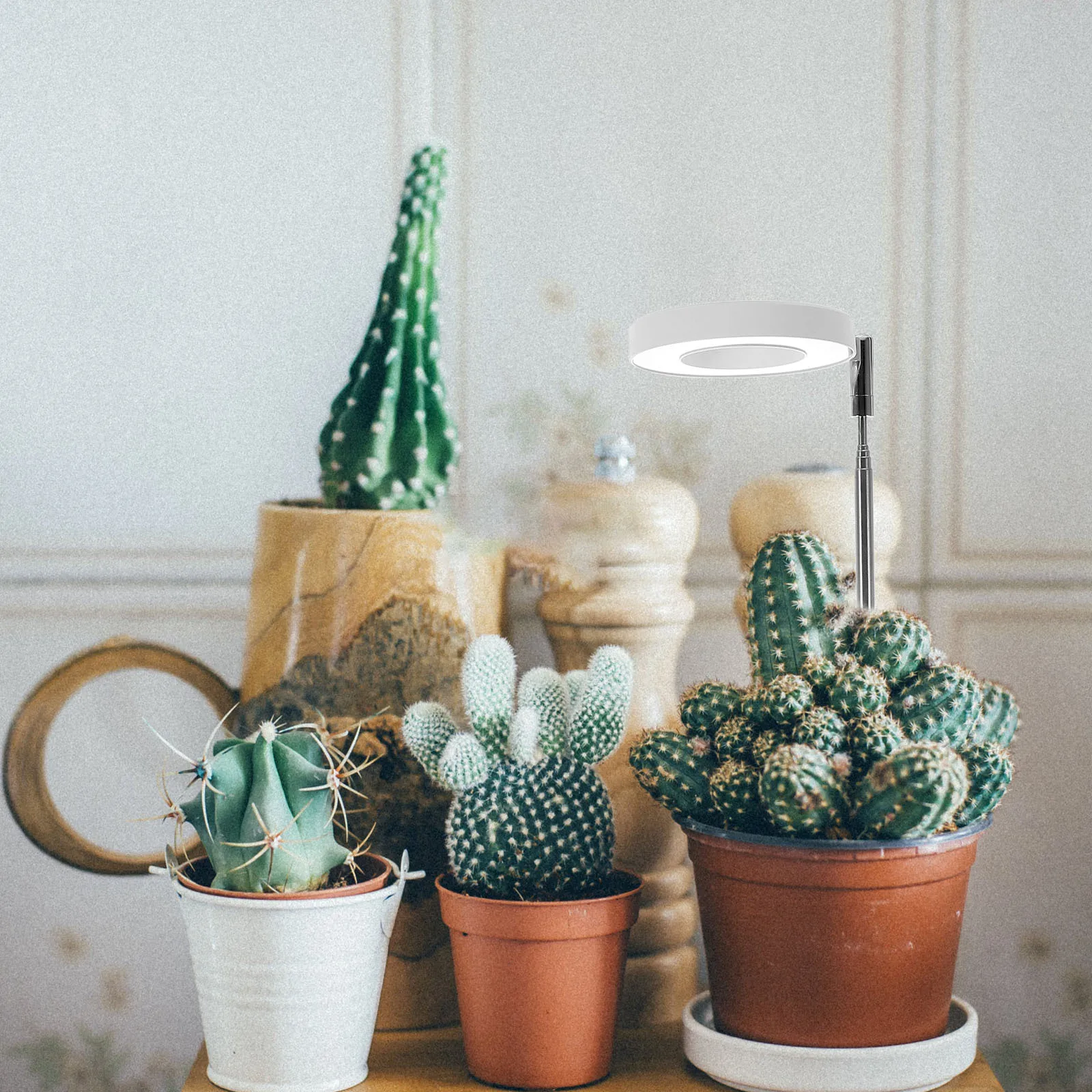 

1 Set Red Blue Full Spectrum Led Grow Light For Indoor Plants Metal Stand, Plant Growing Lamp Potted Vegetables Cuttings, Grow